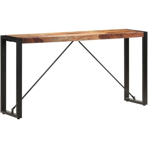 Konzolni stol 150 x 35 x 76 cm od masivnog drva šišama slika 40