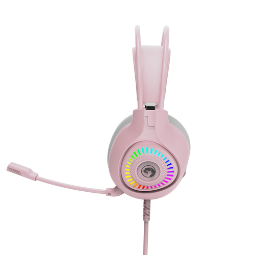 MARVO H8325 PK WIRED HEADSET RGB PINK slika 4