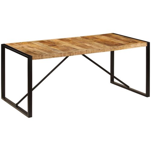 Blagovaonski stol od masivnog drva manga 180 x 90 x 75 cm slika 8