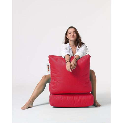 Atelier Del Sofa Vreća za sjedenje, Siesta Sofa Bed Pouf - Red slika 7