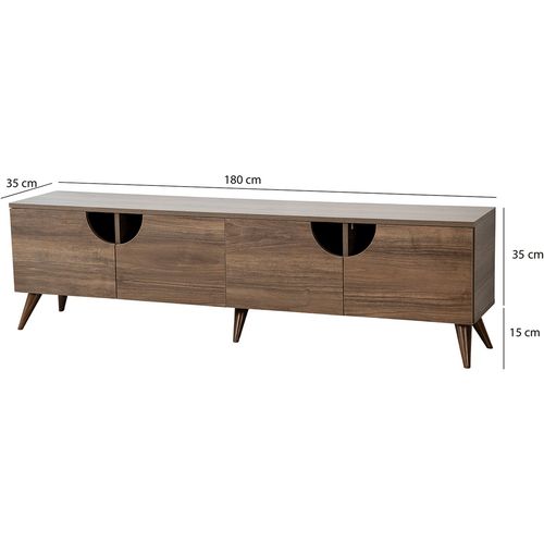 Grotte - Walnut v2 Walnut TV Stand slika 5