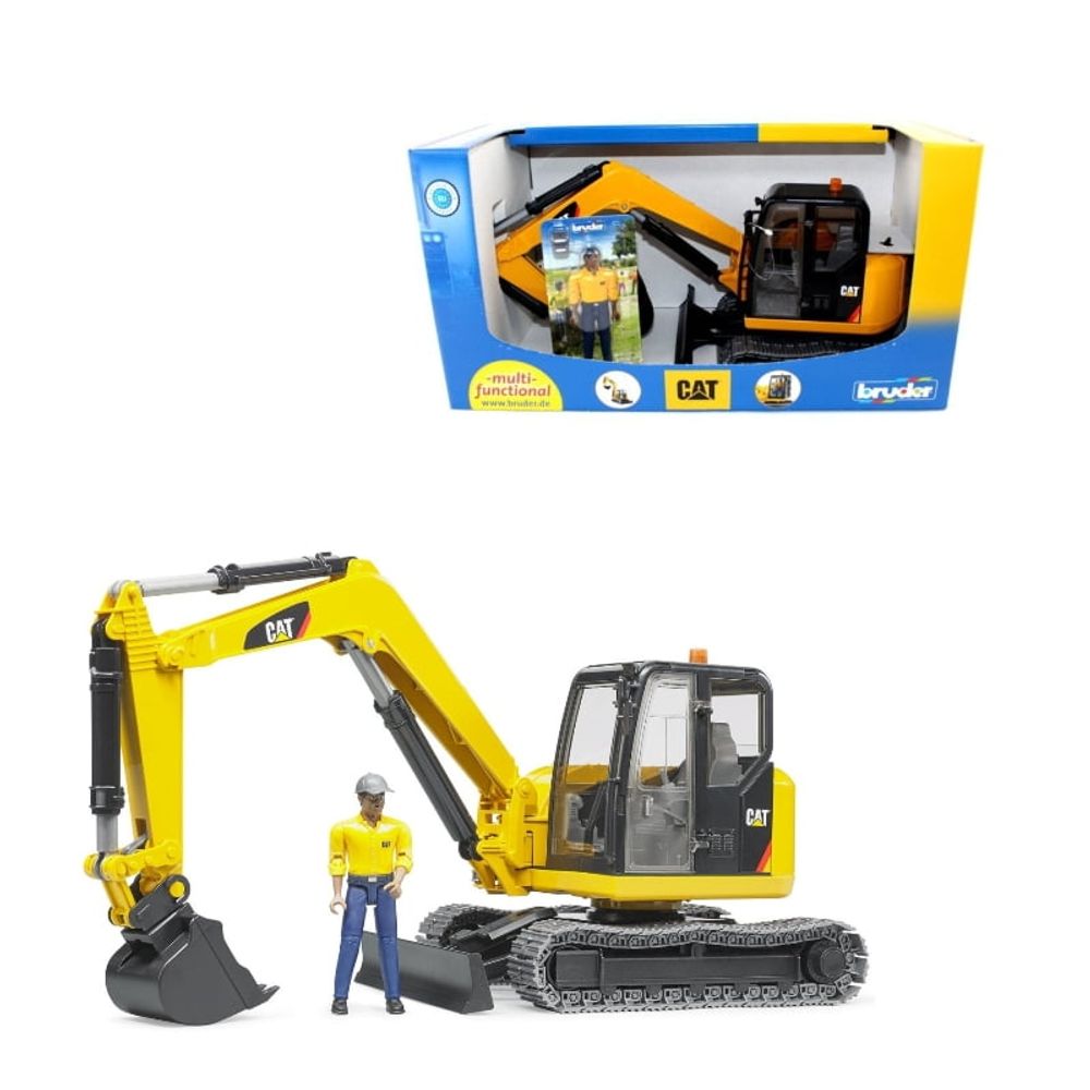 Bruder CAT bager sa figurom vozača 1:16 slika 1