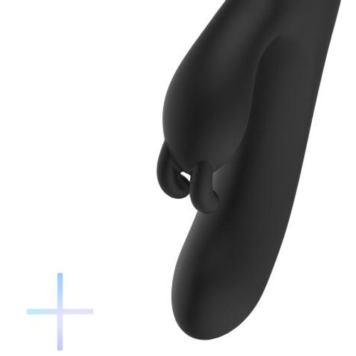 Digitalni rabbit vibrator BLACQ, crni slika 8