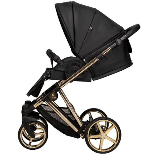 Tutek Kolica za bebe 2in1 Diamons  Pro Black Gold slika 6