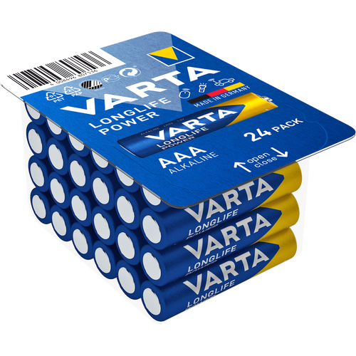  Varta Longlife Power alkalna baterija AAA LR03 box24 slika 1