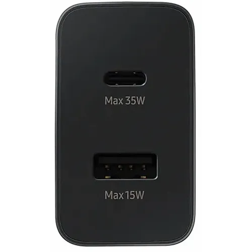 Originalni Samsung brzi punjač EP-TA220NBEGEU 1x USB C 1x USB A 3A 35W crni slika 2