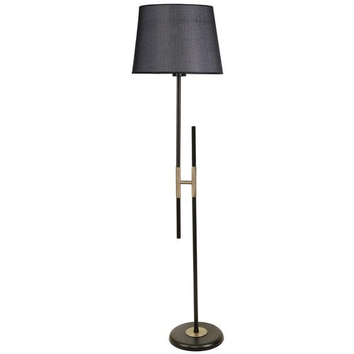 Felix Siyah Lambader Pramit Hasır Siyah Abajurlu Black Floor Lamp slika 2