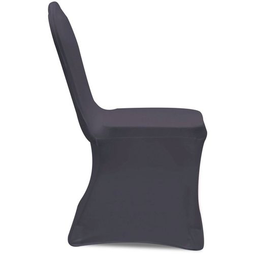 Rastezljive navlake za stolice 4 kom Antracit boja slika 21