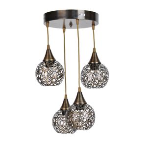 Eda 4Lü Sarkıt Eskitme Yıldız Gold
Black Chandelier