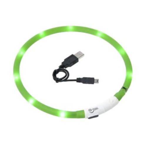 OGRLICA ZA PSA LIGHT ZELENA LED VISIO, 70cm slika 1