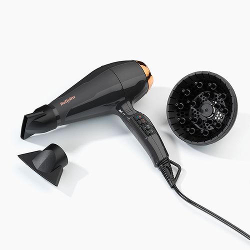 Babyliss 6719DE fen za kosu Air Pro 2200W sa difuzorom sivi slika 2