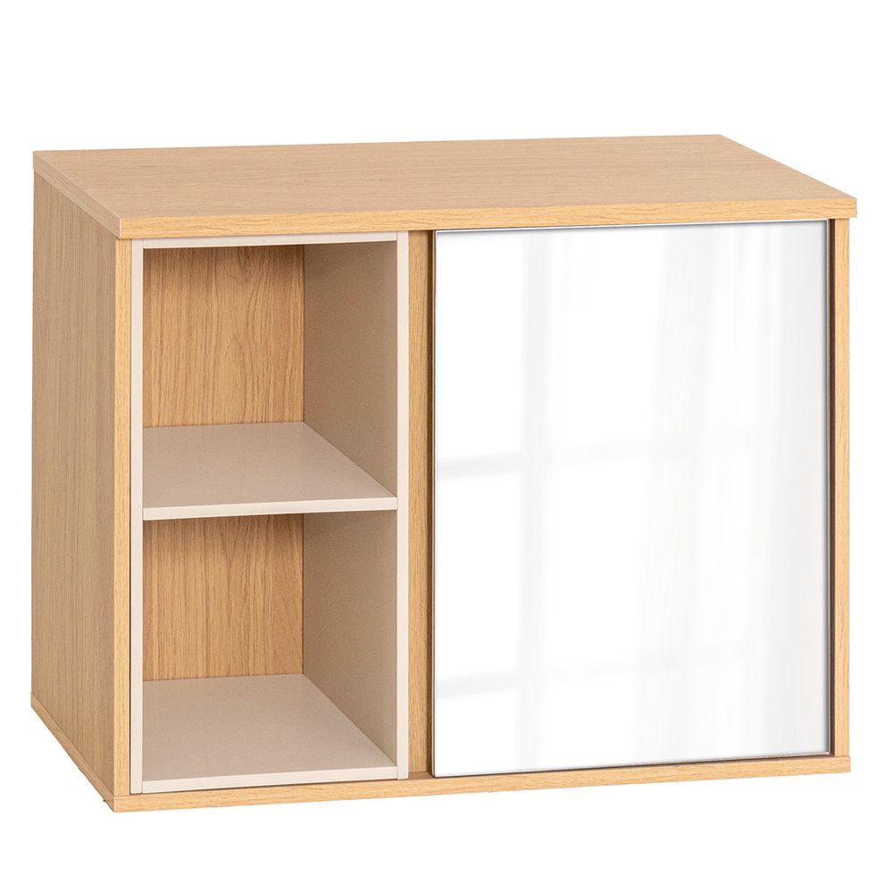 Tendance zidni kupaonski ormarić 1 vrata ogledalo sa unutarnjom policom + 2 police Rivoli 45x20x60 cm, MDF slika 1
