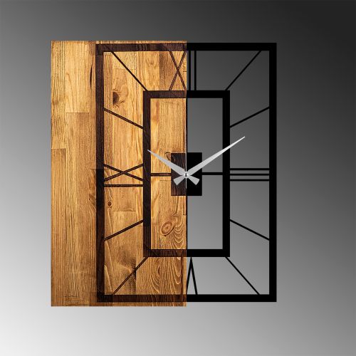 Wallity Ukrasni drveni zidni sat, Wooden Clock 37 slika 5