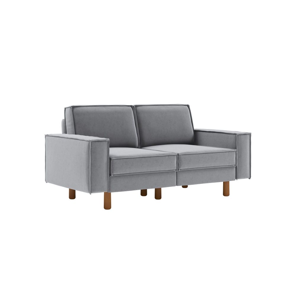 Dvosjed Sofa Sparrow 2 - boje: siva magla orah slika 1