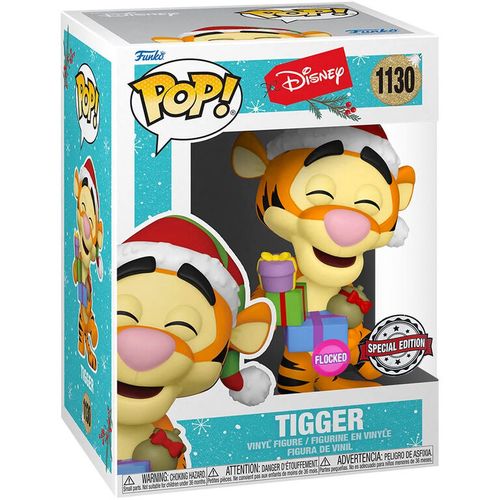 Disney Holiday Tigger Flocked Exclusive POP figura slika 2