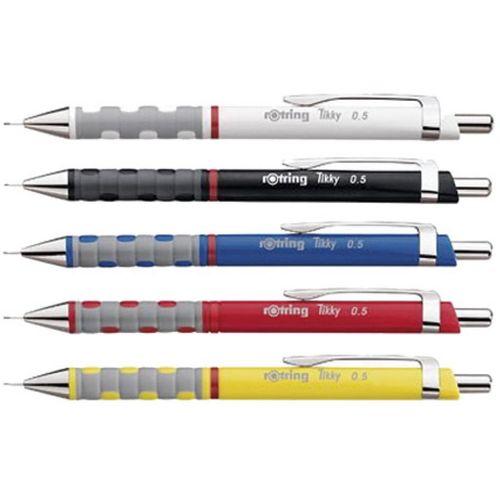 Olovka tehnička Tikky Rotring 0.5 mm, crna slika 1