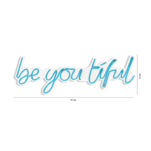 Wallity Ukrasna plastična LED rasvjeta, Be you tiful - Blue slika 7