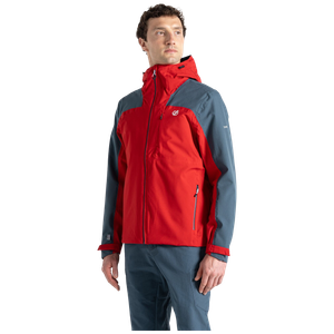 Dare2B Muška jakna Diluent Era, Danger Red/Orion Grey