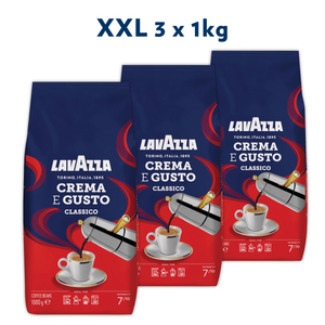 Lavazza kava u zrnu Crema E Gusto Classico XXL pakiranje 3x1kg