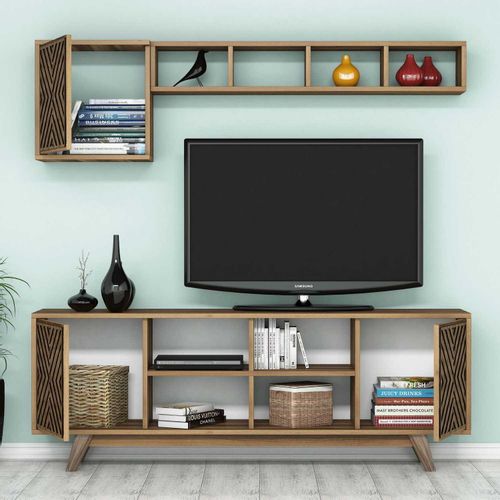 Woody Fashion TV jedinica, İnci - Walnut slika 2