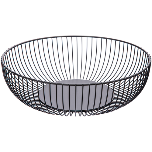 Altom Design okrugla metalna košara crna  slika 2