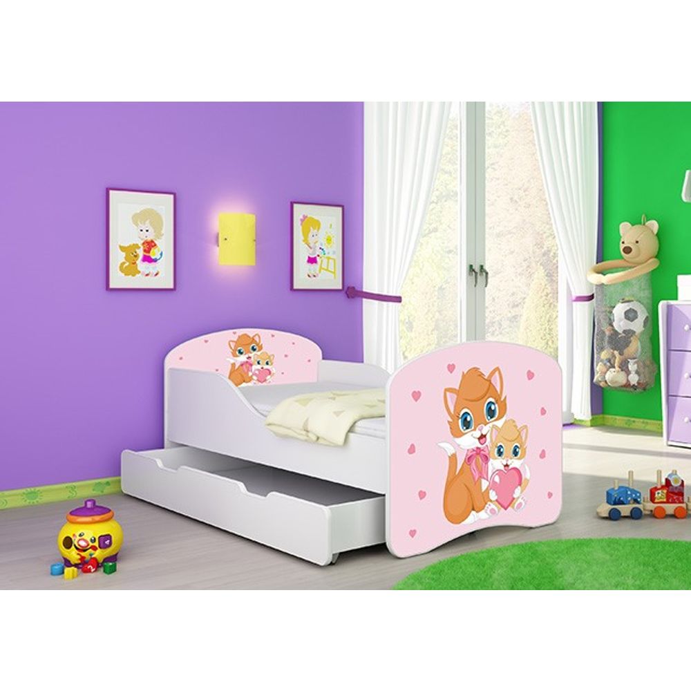 ACMA Dječiji krevet Acma I sa ladicom - 160x80cm - Dezen 33 slika 1