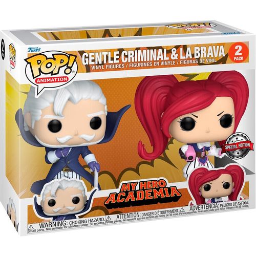 POP pack 2 figures My Hero Academia Gentle Criminal &#38; La Brava Exclusive slika 1