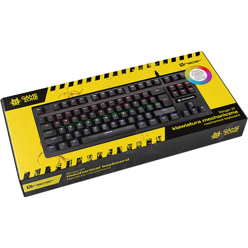 Tracer Tastatura sa LED osvjetljenjem, gaming, mehanička - GAMEZONE STINGER 87 slika 2