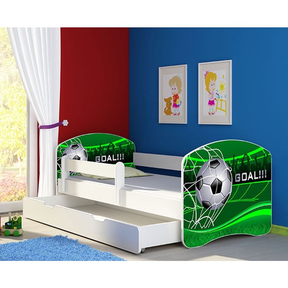 ACMA Dječiji krevet Acma II sa ladicom White - 140x70cm - Dezen 14 slika 1