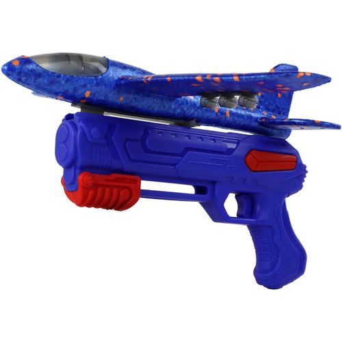 Pištolj za lansiranje aviona Bubble Launcher - plavi slika 4