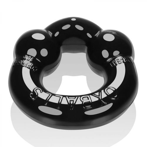 Komplet prstenova za penis Ultraballs, crni i proziran slika 3