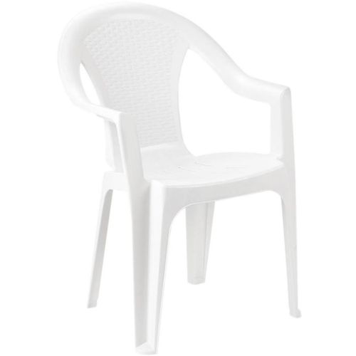 IPAE Baštenska stolica plastična Kora- bela  slika 1
