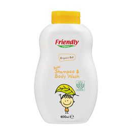 Friendly Organic Bebi šampon za kosu i telo ječam 400ml