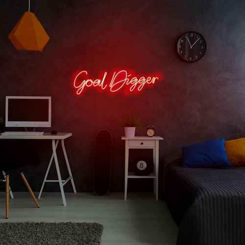 Wallity Ukrasna plastična LED rasvjeta, Goal Digger - Red slika 9