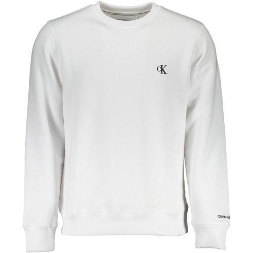 CALVIN KLEIN MEN'S WHITE ZIPLESS SWEATSHIRT slika 1