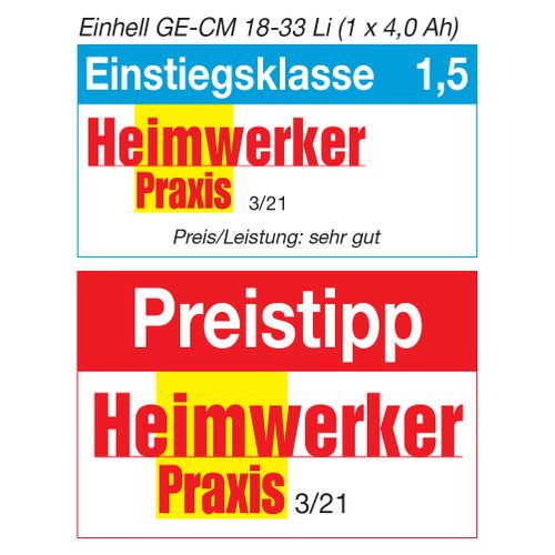 Einhell Akumulatorska kosačica za travu Set GE-CM 18/33 Li (1x4,0Ah) slika 9