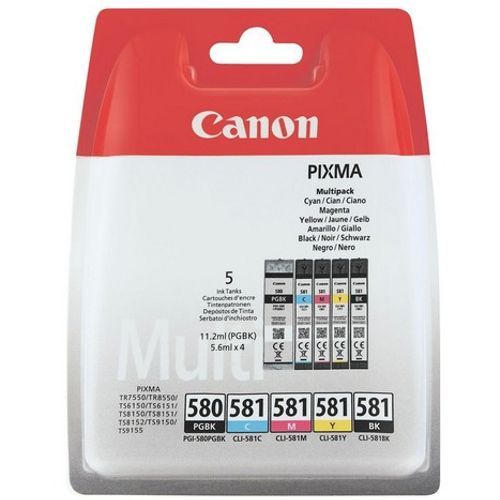 Canon tinta PGI-580 + CL-581 BCMY multipack slika 2