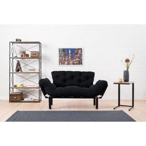 Atelier Del Sofa Nitta - Crni dvosed na razvlaÄenje