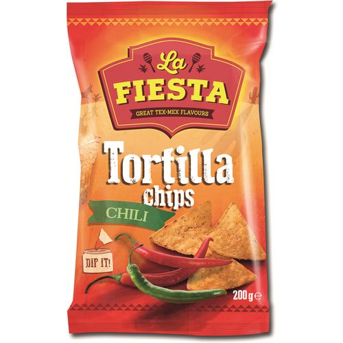 LA FIESTA chilli tortilla chips 200g slika 1