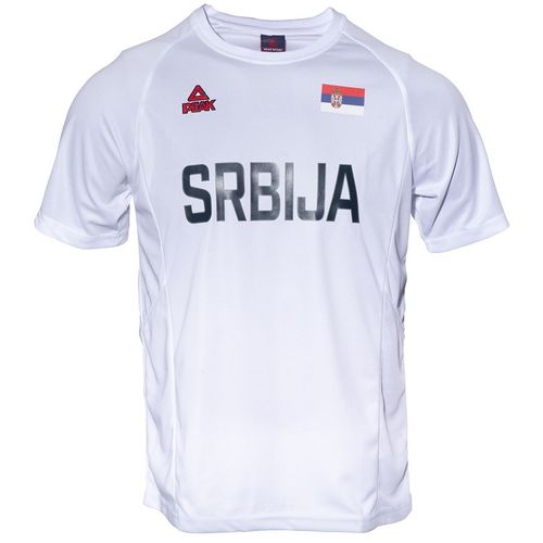 Peak Sport Majica za Zagrevanje Srbija KSS1903/20 Bela slika 1