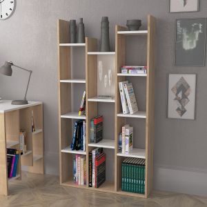 Lagomood Vito - Oak, White Oak
White Bookshelf