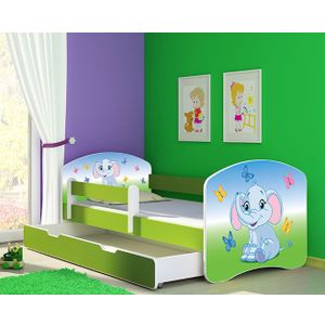 ACMA Dječiji krevet Acma II sa ladicom Green - 160x80cm - Dezen 27