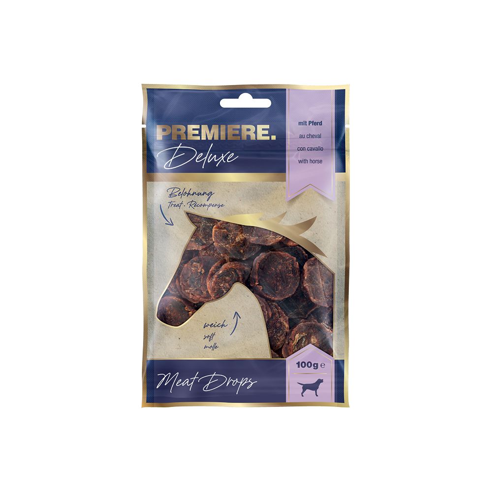 Premiere poslastica za pse s konjetinom Meat Drops 100 g slika 1