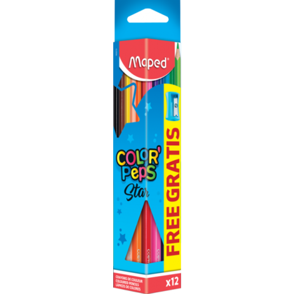 Maped Drvene bojice Color'Peps 12/1 + šiljalo slika 1