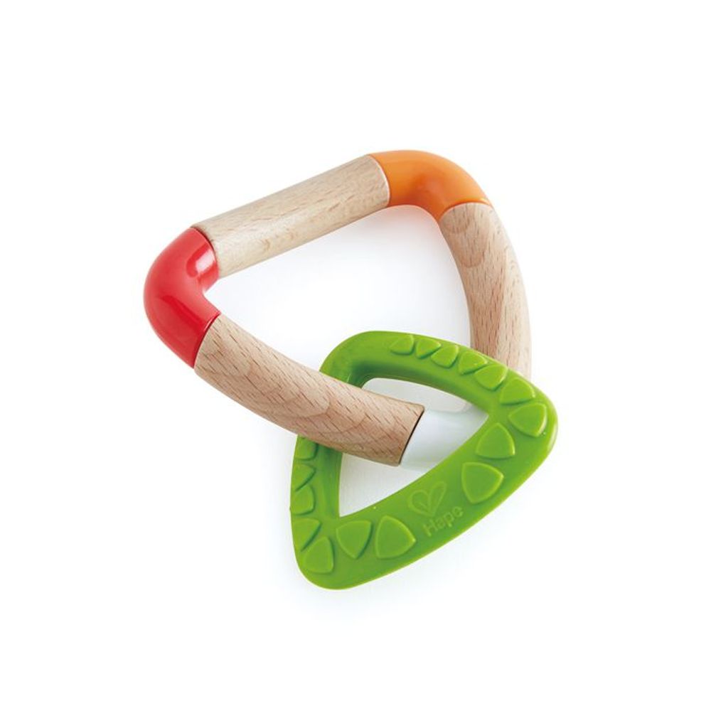 Hape Glodalica Double Triangle Teether E0018A  slika 1