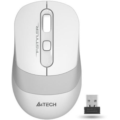 A4 TECH FG10 FSTYLER Wireless USB beli miš slika 1