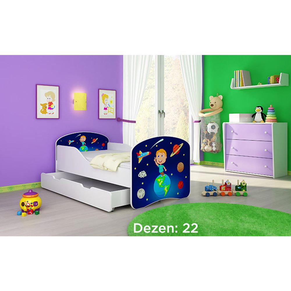 ACMA Dječiji krevet Acma I sa ladicom - 180x80cm - Dezen 22 slika 2