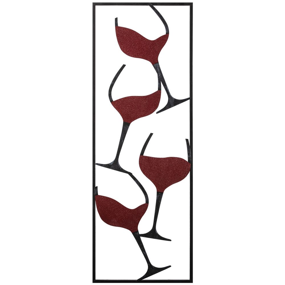 Decorative metal accessory Wine - 1, colour: multicolor slika 5