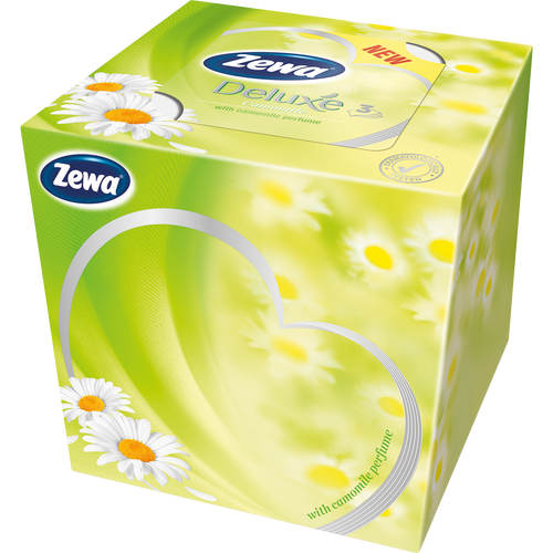 Zewa deluxe camomile cube box 18/60 3 sl. slika 1