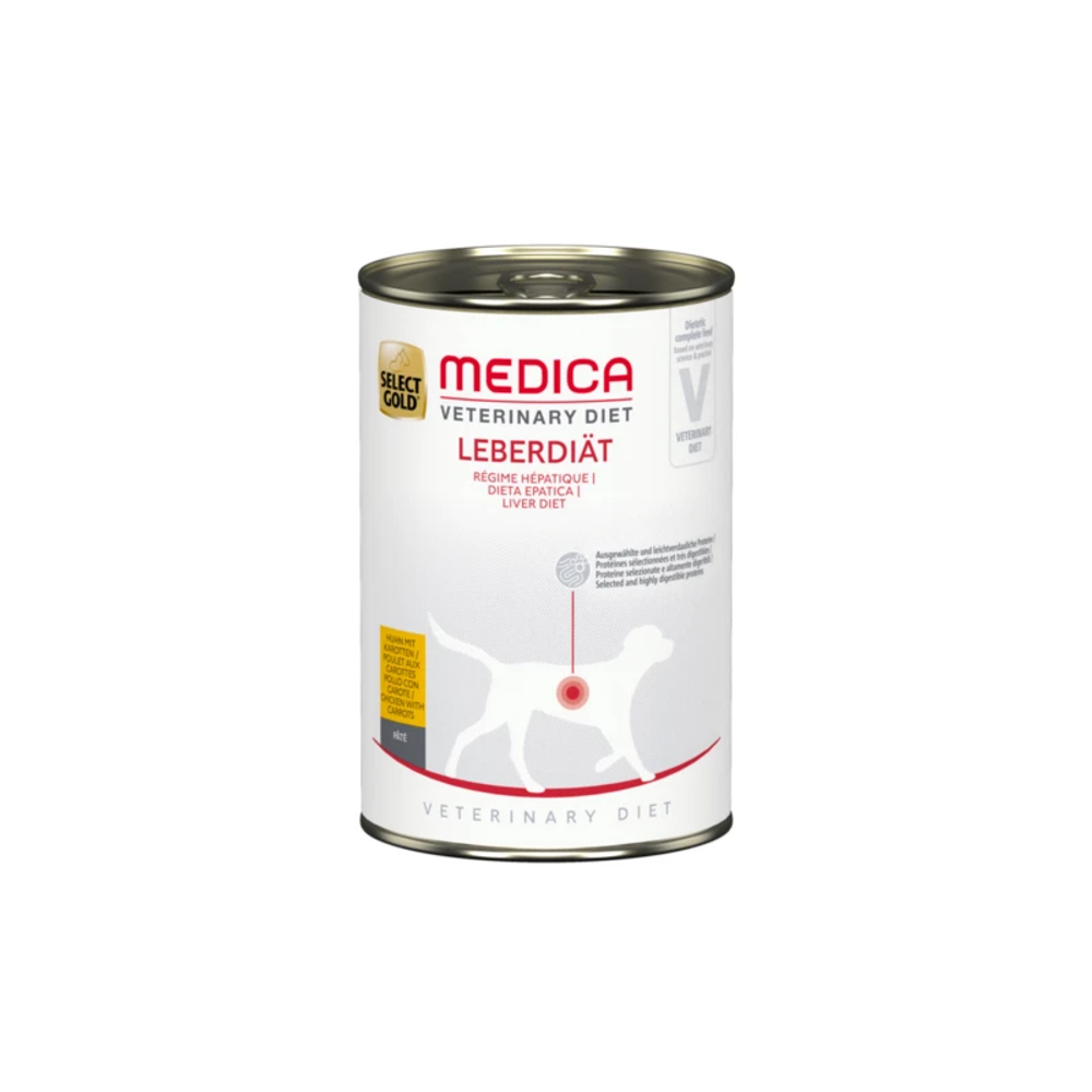 Select Gold Medica Liver Diet piletina i mrkva 400 g, konzerva slika 1